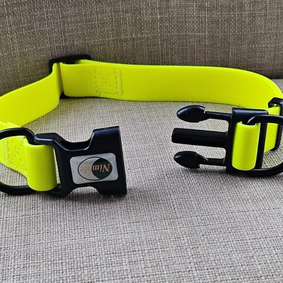 Dog Collar Yellow Pet Collar Waterproof Safety Training Heavy Duty Size Adjust - Picture 5 of 9